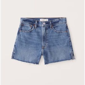 High Rise 4 Inch Mom Shorts